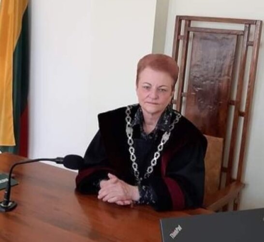 Išlydėta Utenos apylinkės teismo Utenos rūmų teisėja Irena Stacevičienė