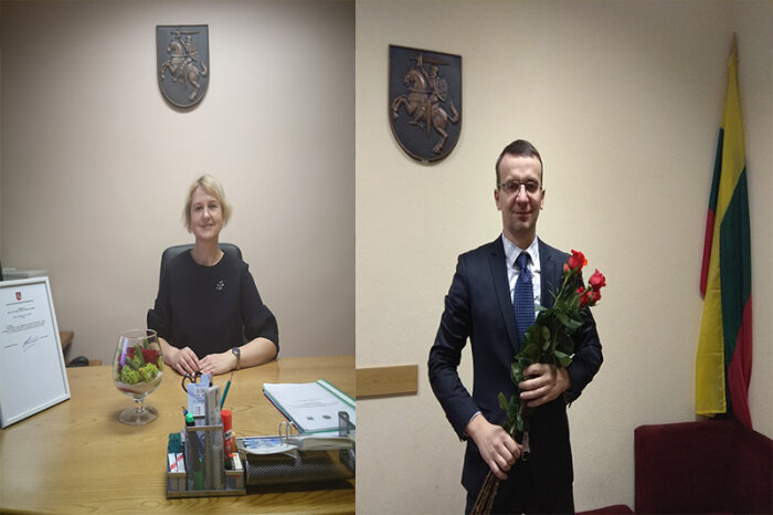 Utenos apylinkės teisme darbą pradeda du nauji teisėjai