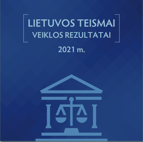 Teisėjų tarybos posėdyje pristatyta 2021-ųjų teismų veiklos ataskaita