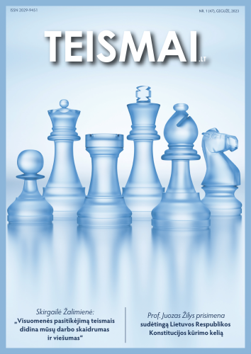 Kviečiame skaityti naująjį TEISMAI.LT numerį!