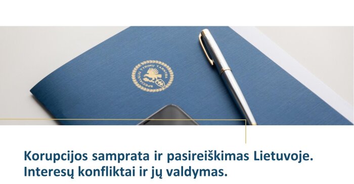 Paskaita  „Korupcijos samprata ir pasireiškimas Lietuvoje. Interesų konfliktai ir jų valdymas“