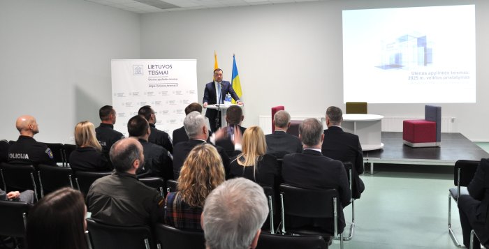 Utenos apylinkės teismo 2025-ųjų metų veiklos viešas pristatymas