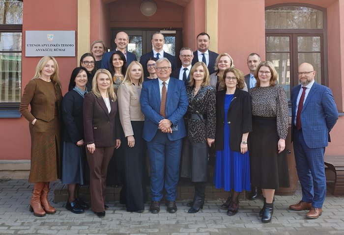 Lietuvos apylinkių teismų vadovų darbo susitikimas Utenos apylinkės teisme